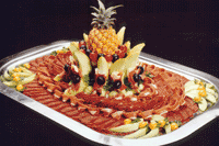 Kalte Rauchfleischplatte